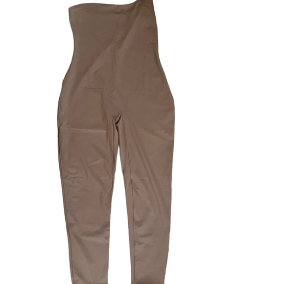 Skims 3X all in one onesie one shoulder Umber NWT MSRP $128 - Picture 4 of 5